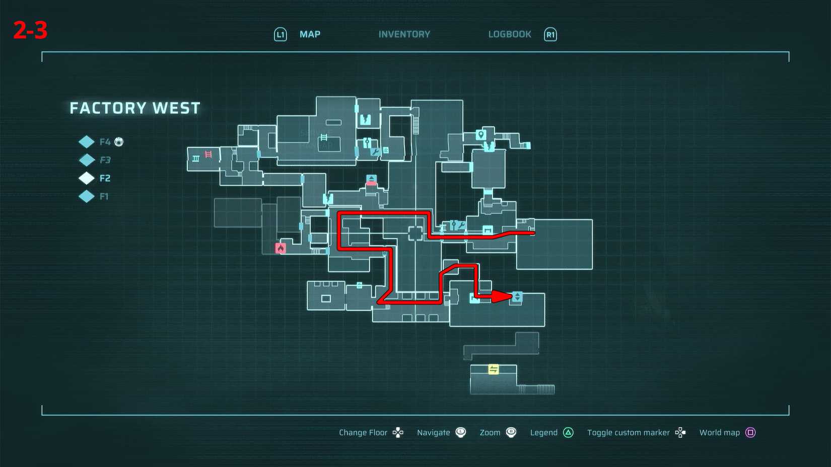 Factory West part 2 walkthrough in End of Abyss.
