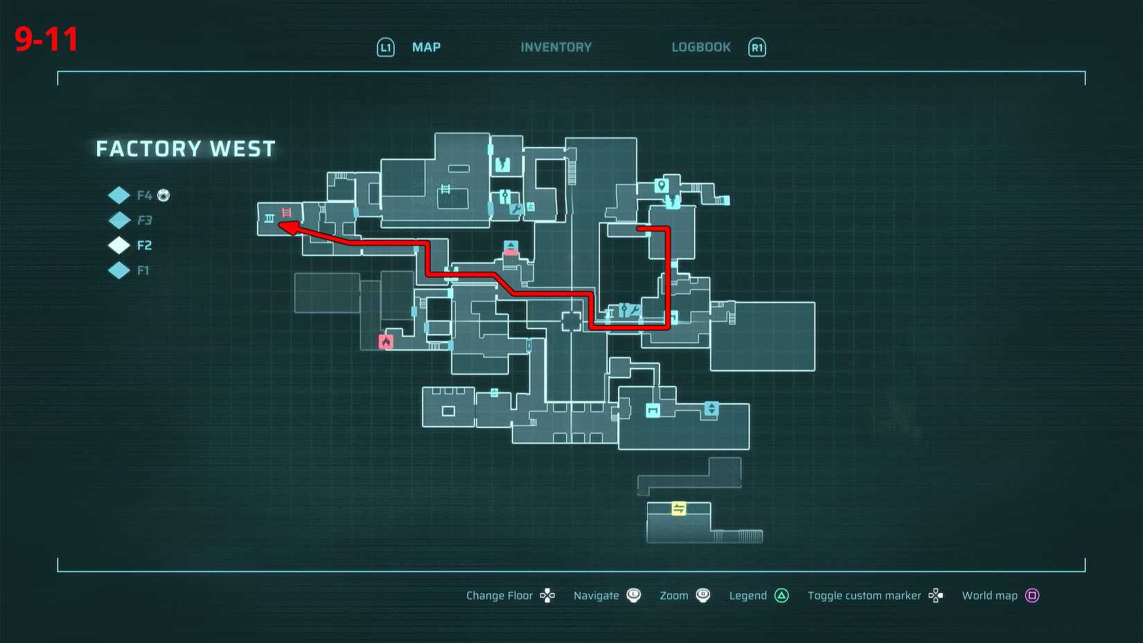 Factory West part 2 walkthrough in End of Abyss.