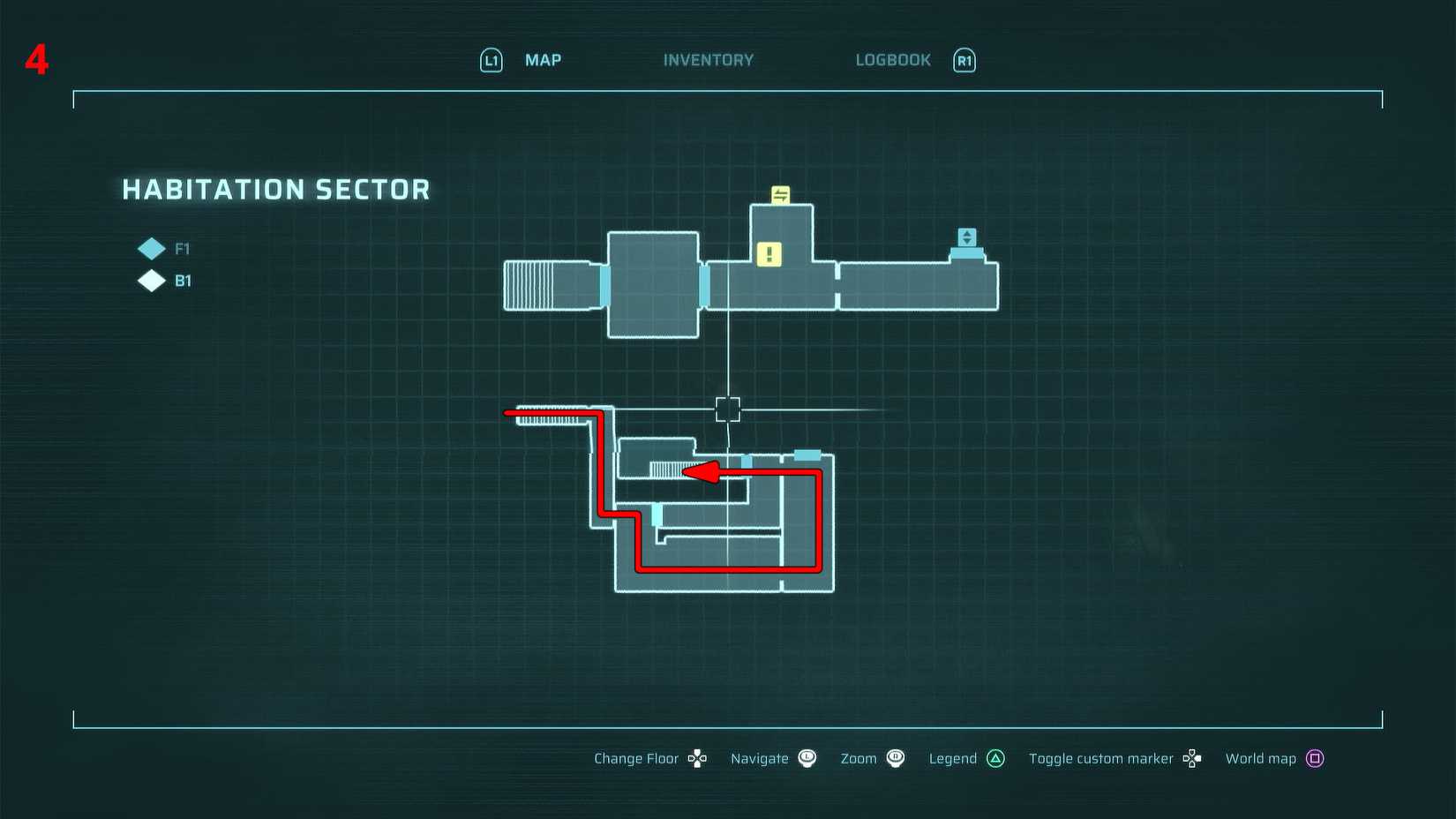 Habitation Sector part 1 walkthrough in End of Abyss.