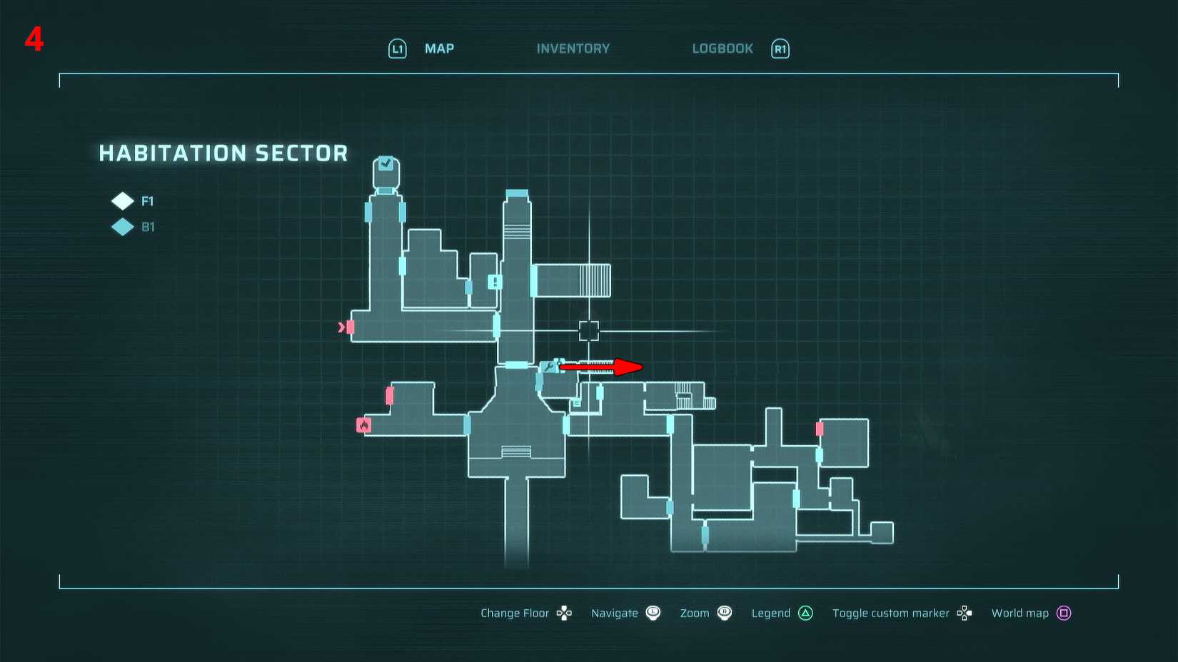 Habitation Sector part 1 walkthrough in End of Abyss.