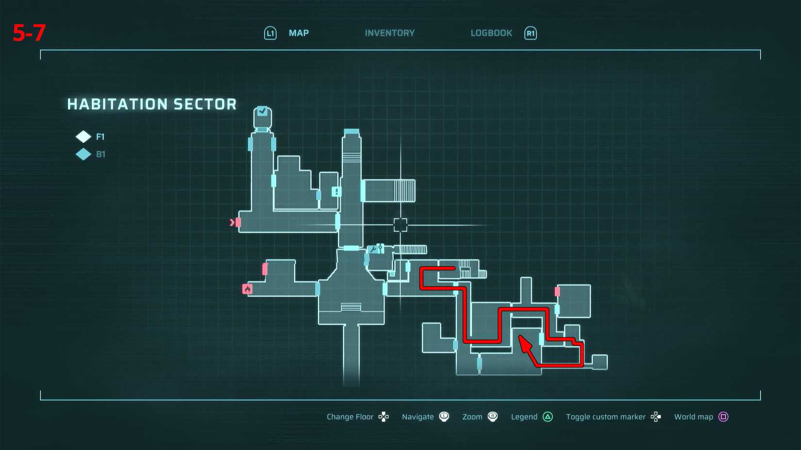 Habitation Sector part 1 walkthrough in End of Abyss.