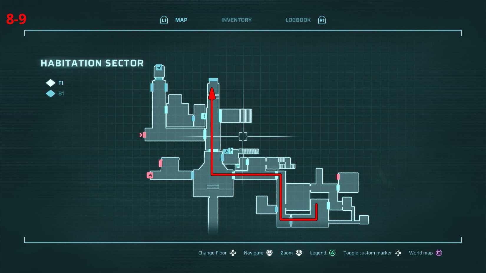 Habitation Sector part 1 walkthrough in End of Abyss.
