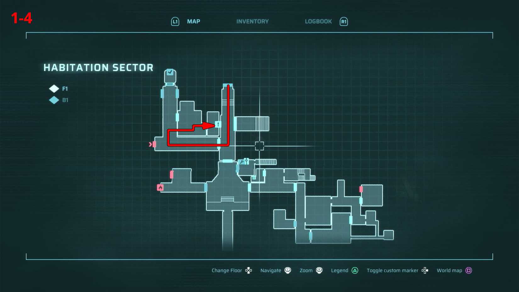 Habitation Sector part 2 walkthrough in End of Abyss.