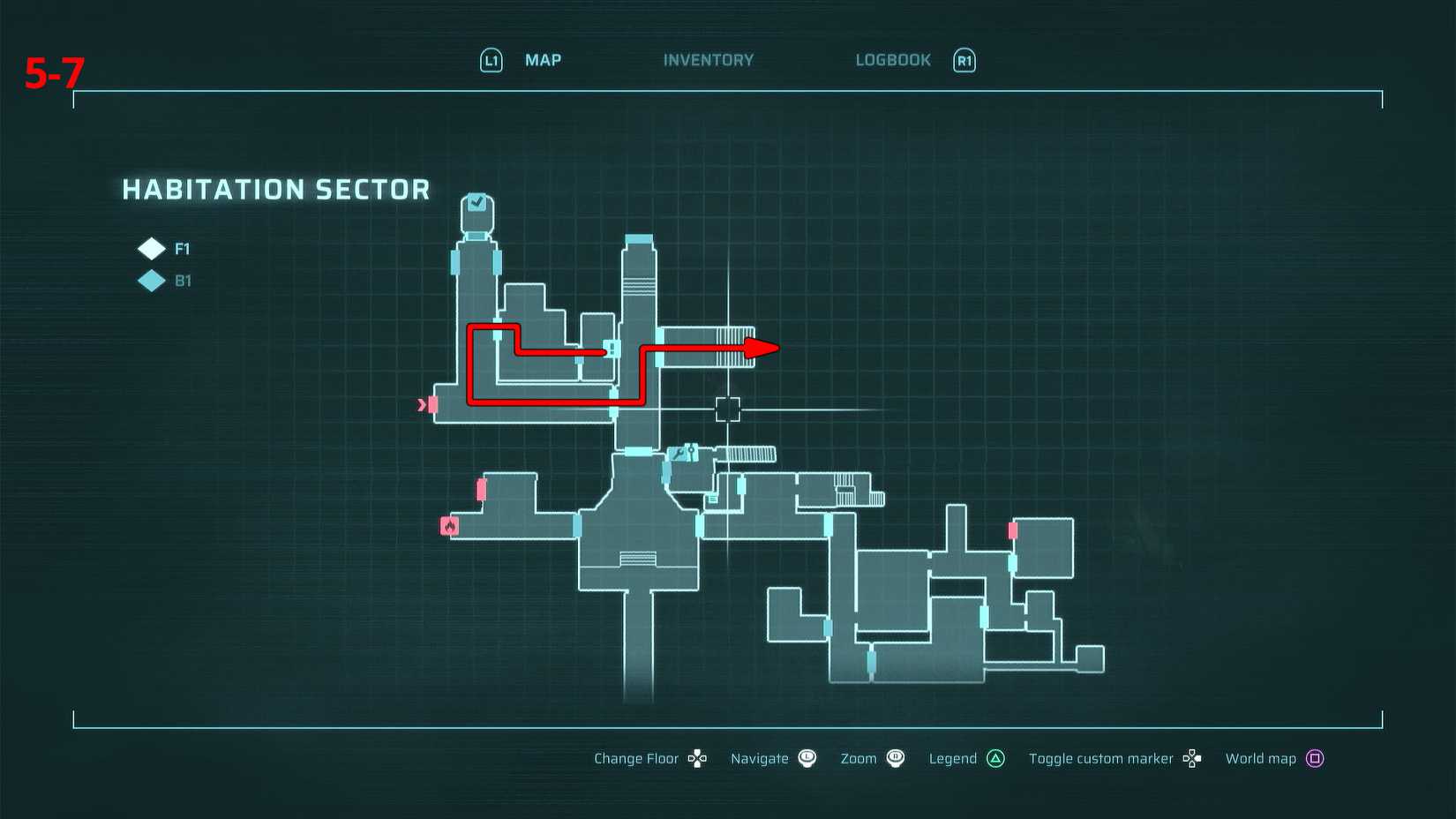 Habitation Sector part 2 walkthrough in End of Abyss.