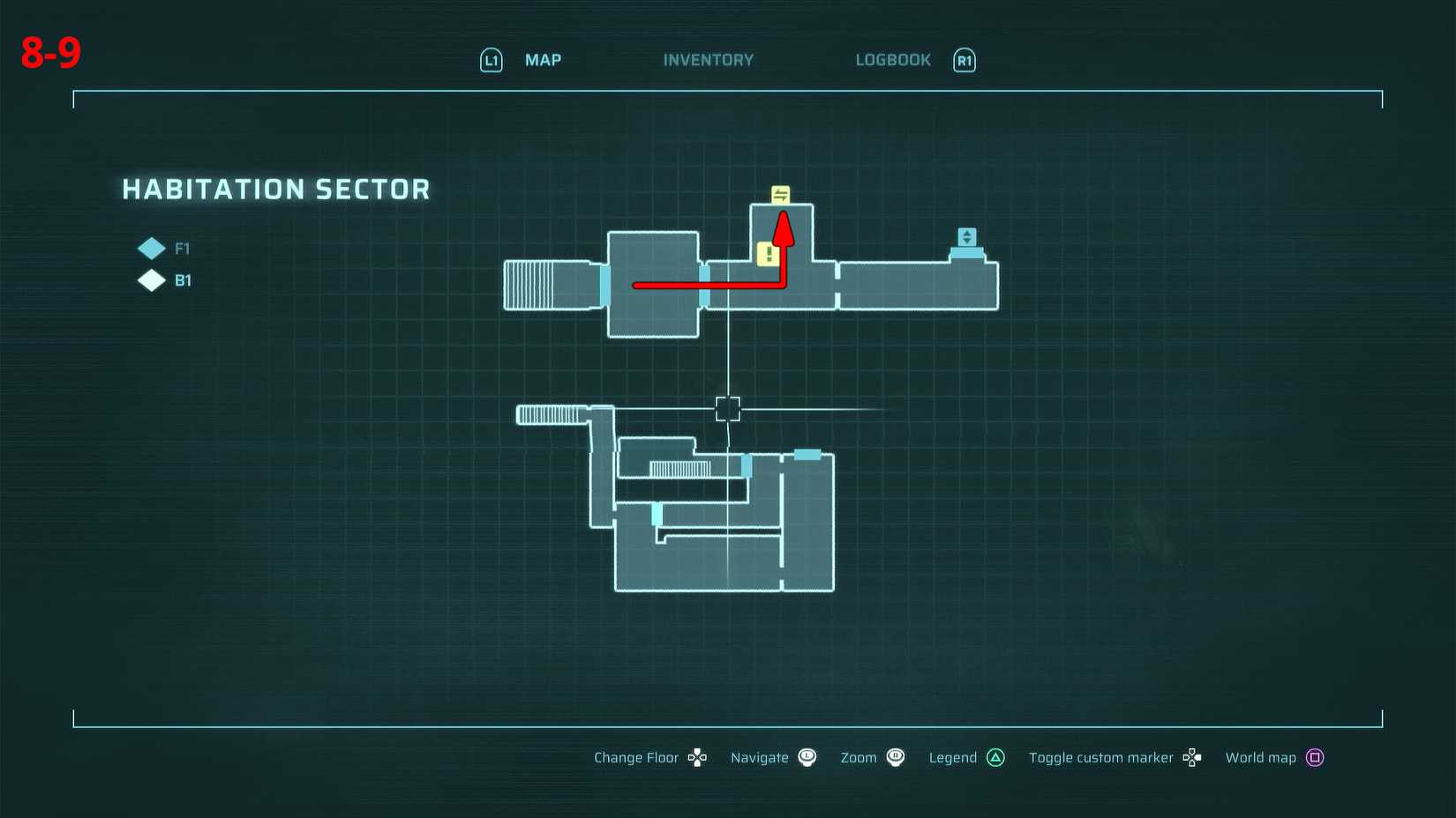 Habitation Sector part 2 walkthrough in End of Abyss.