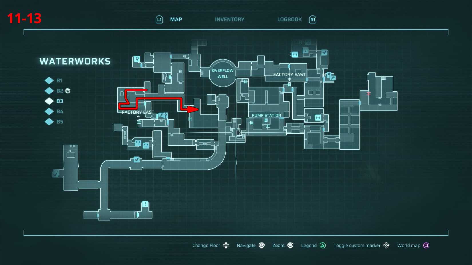 Waterworks part 1 walkthrough in End of Abyss.