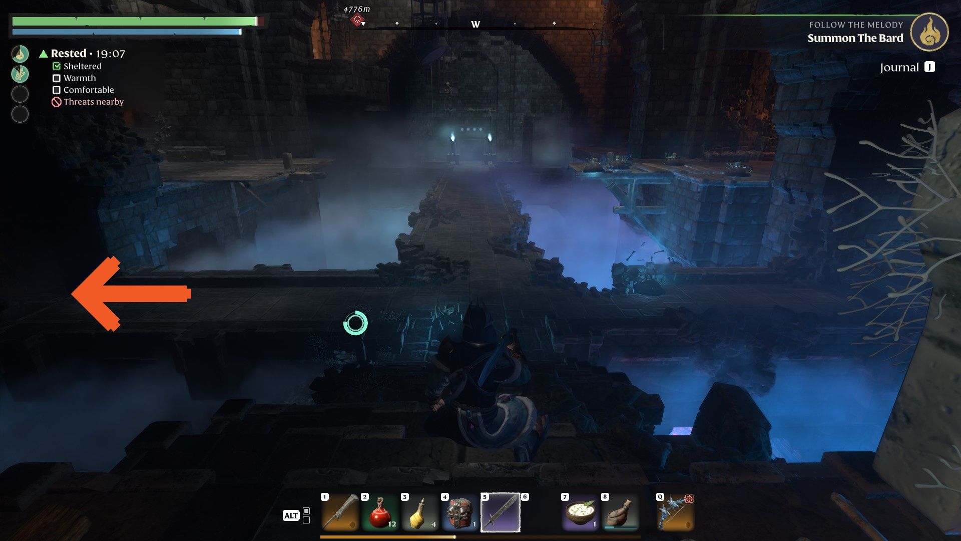 Enshrouded Mistbury Catacombs first lock route