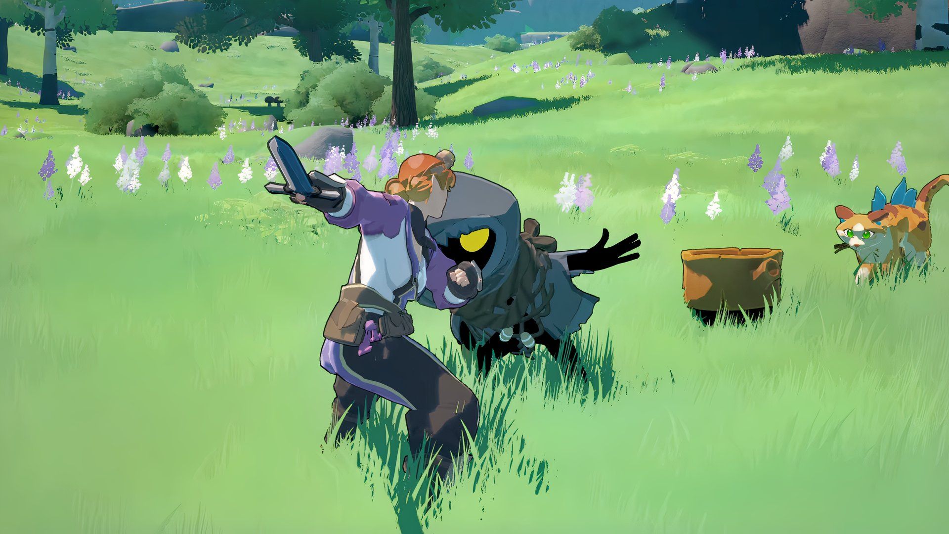 a combat scene in fae and fauna.