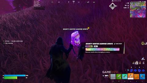 Finding a Bounty Hunter Sprite in Fortnite