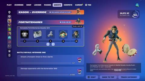 Fortnitemares Rewards - Fortnite - 2026