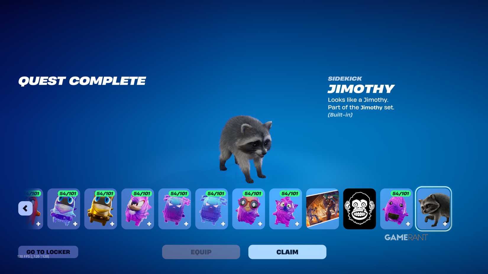 Free Jimothy Sidekick in Fortnite - 1