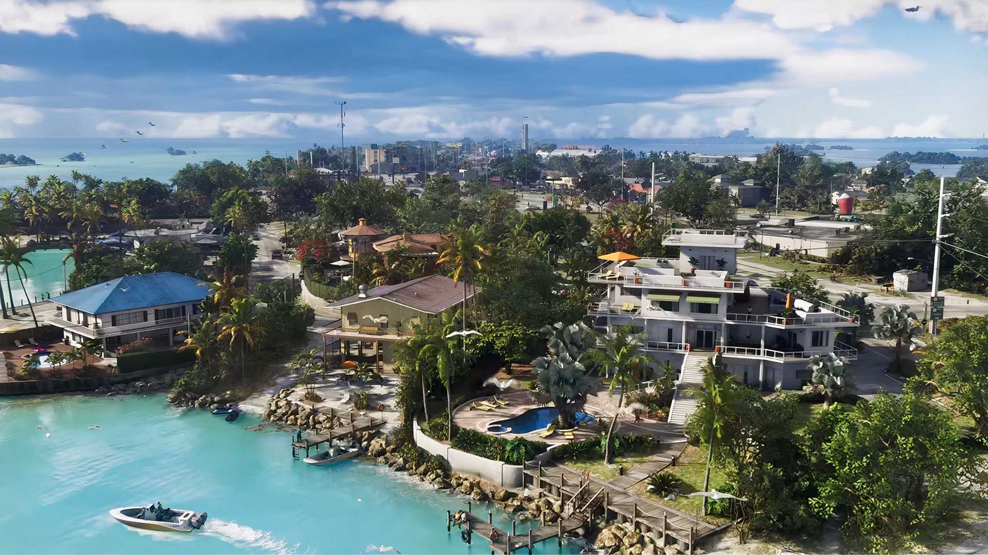 gta 6 trailer 2 screenshot city on the beach view