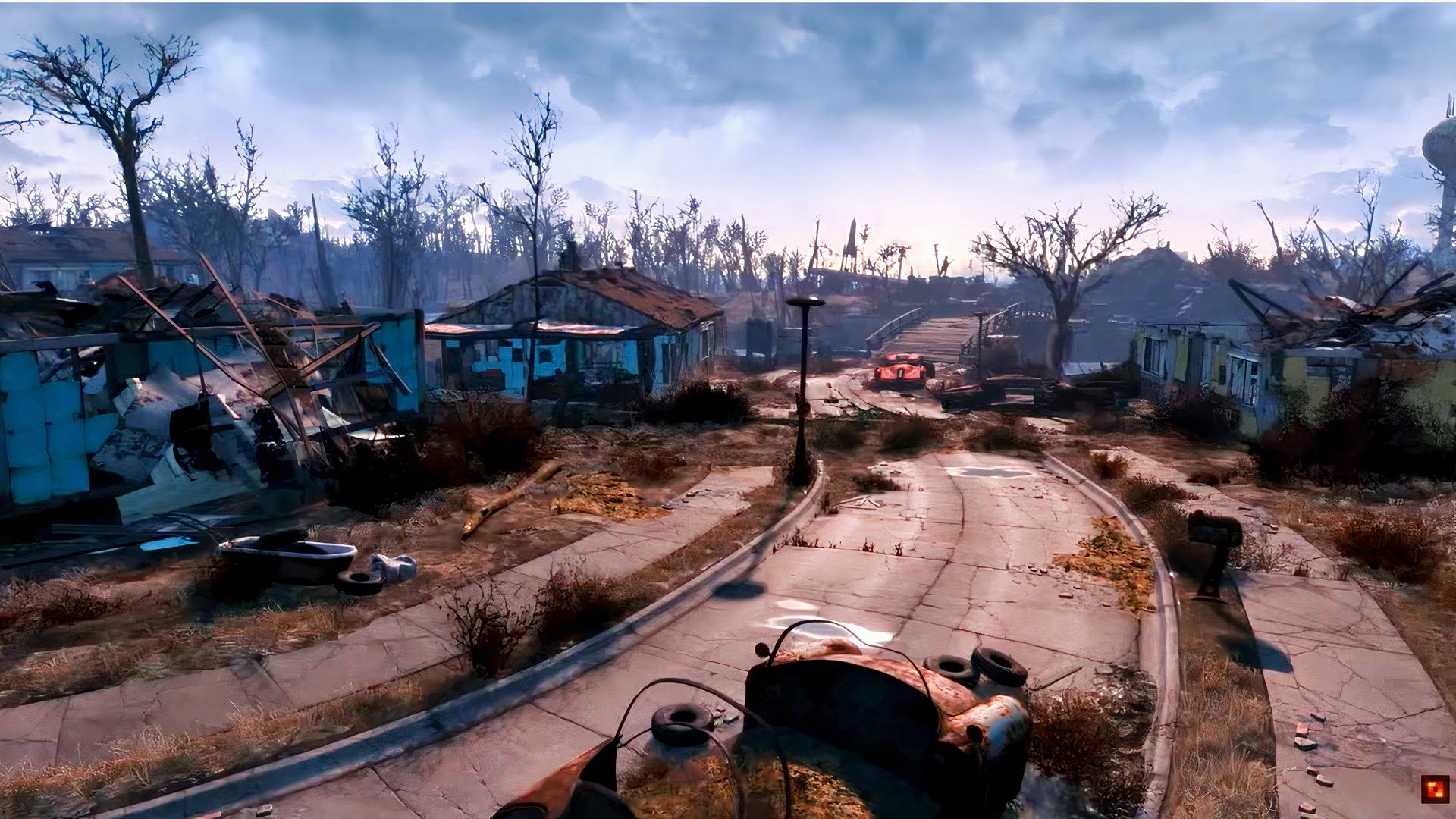 fallout 4 destroyed houses trailer