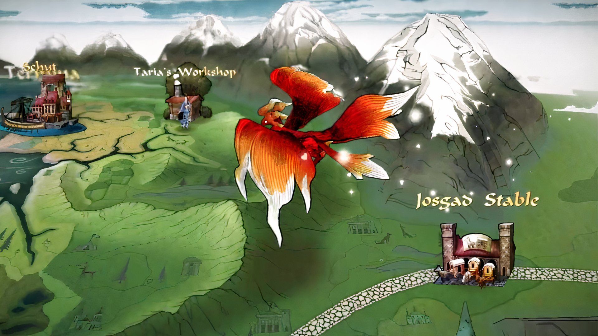 SaGa Scarlet Grace: Ambitions screenshot 1 map