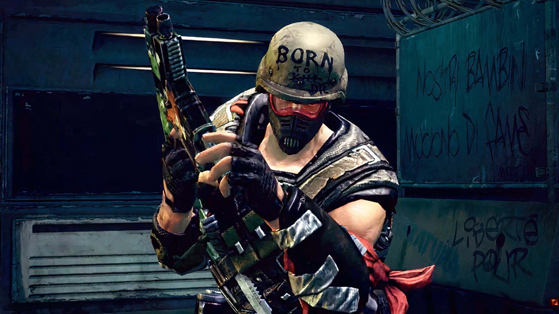brink trailer screenshot man holding a weapon