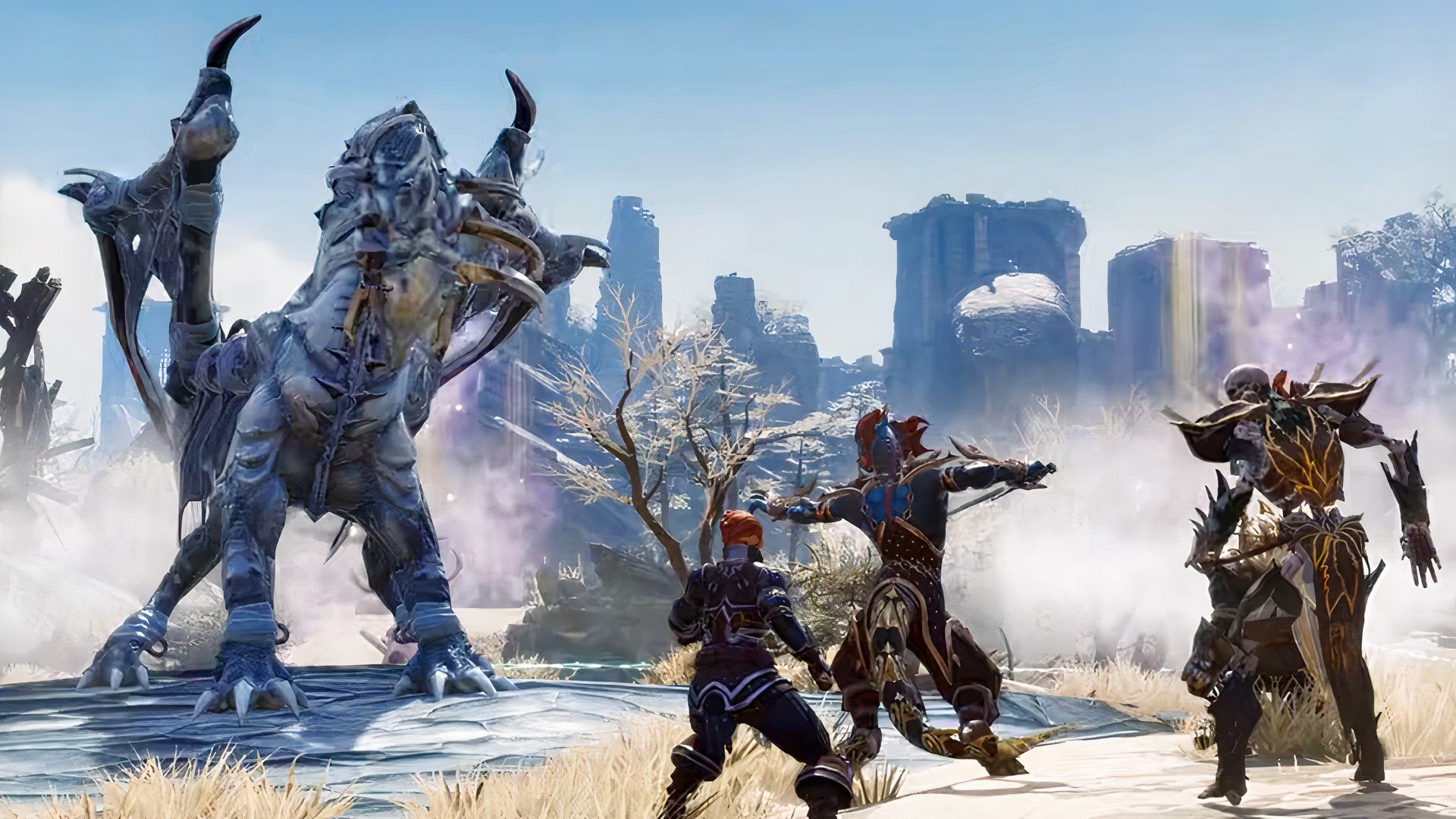 divinity original sin 2 trailer screenshot characters fighting an enemy