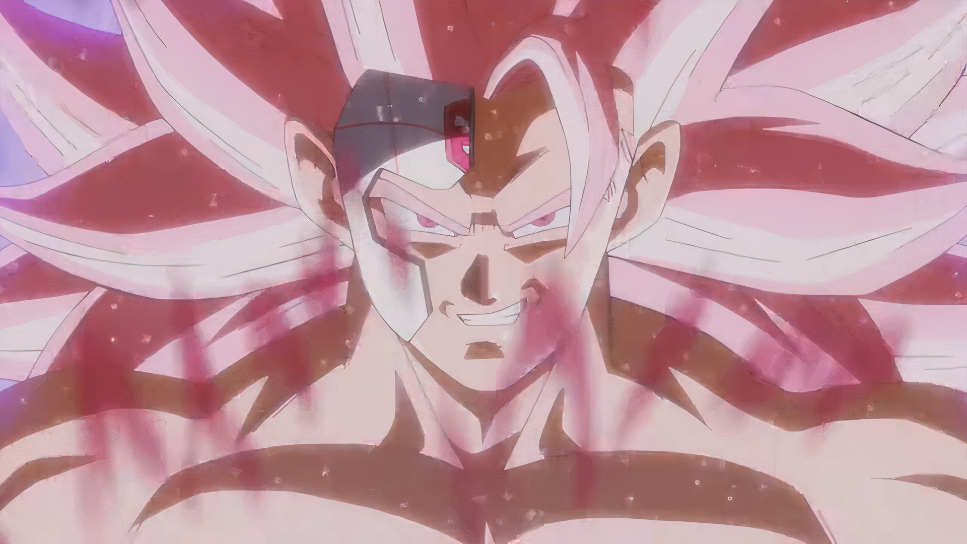 goku black super saiyan rose 3 db heroes episode 38 at full power smiling-1