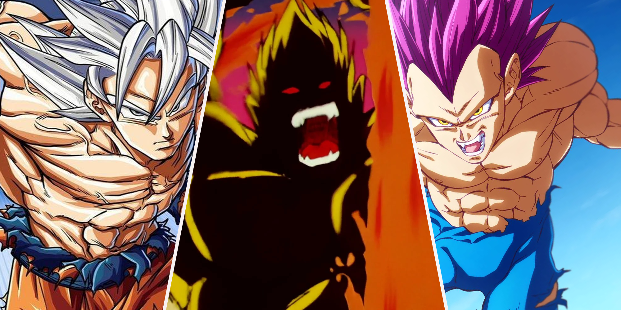 Goku, Yamoshi, and Vegeta