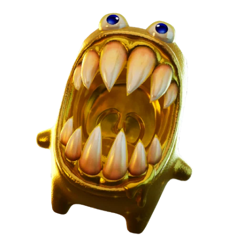 Gold Vampire Sprite - Fortnite