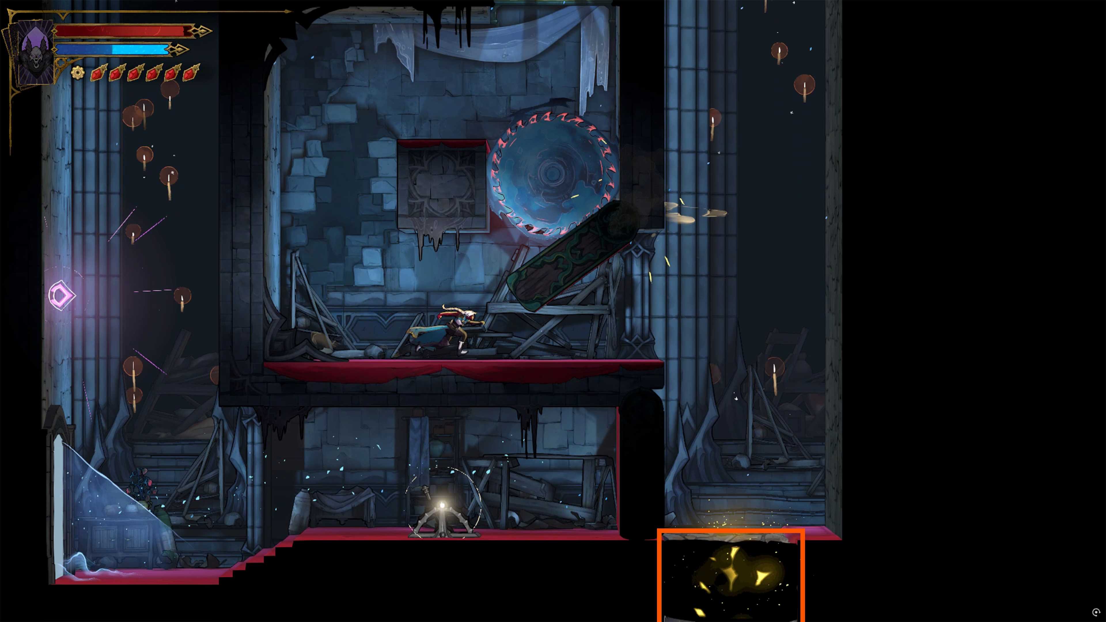 How To Destroy Blocks with Golden Cracks In Castlevania Belmont's Curse