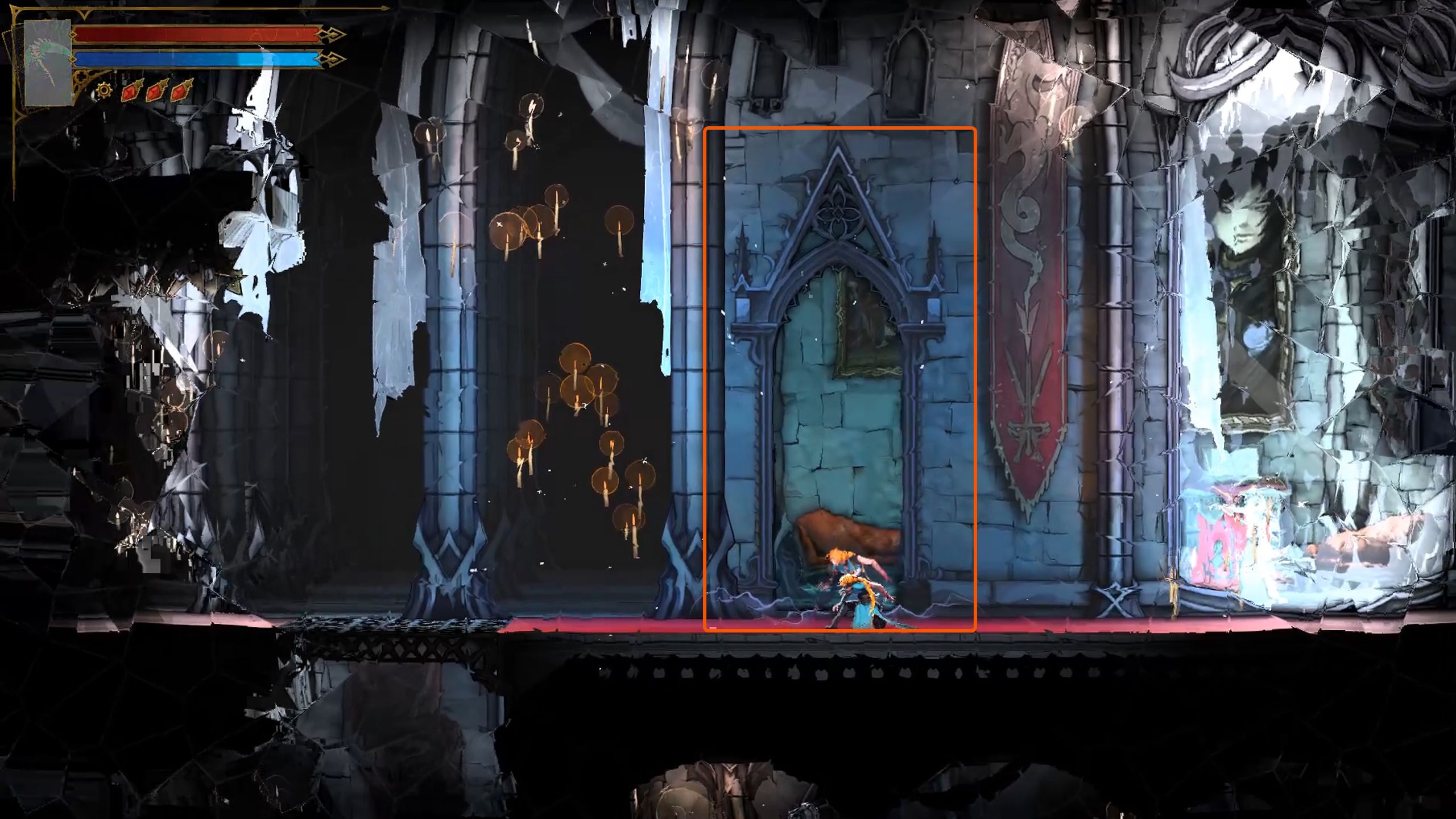 how to navigate hall of mirrors guide 6 in Castlevania Belmont's Curse
