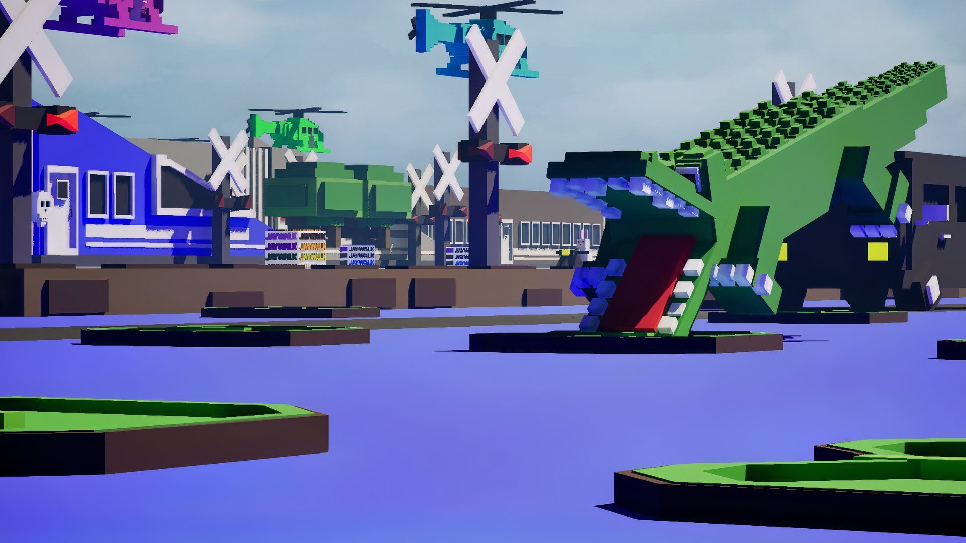 jaywalk an endless arcade hopper river map condition.