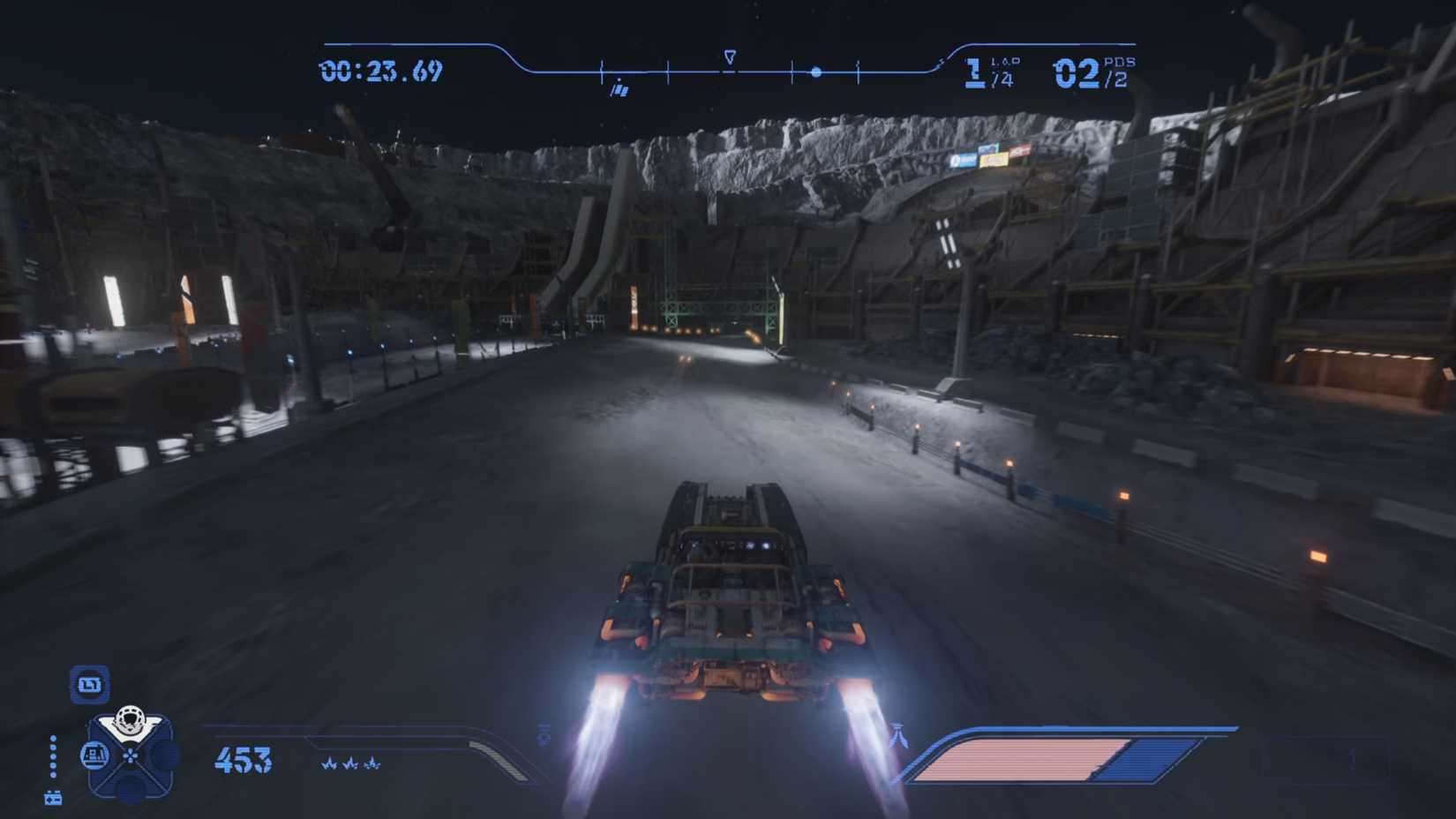 landing in star wars galactic racer