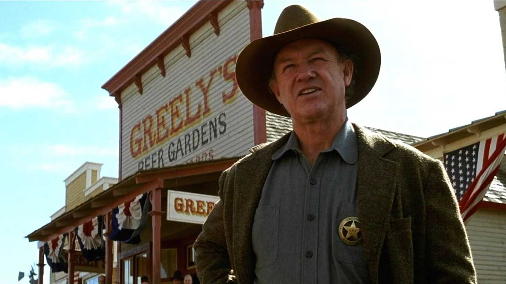 Gene Hackman as Little Bill Daggett in Unforgiven