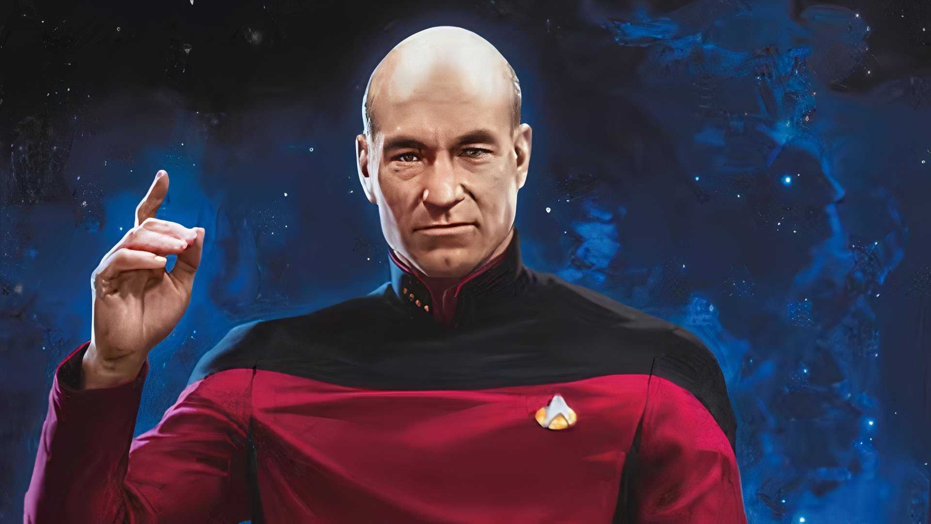 Captain Jean-Luc Picard from Magic's Star Trek Commander Decks