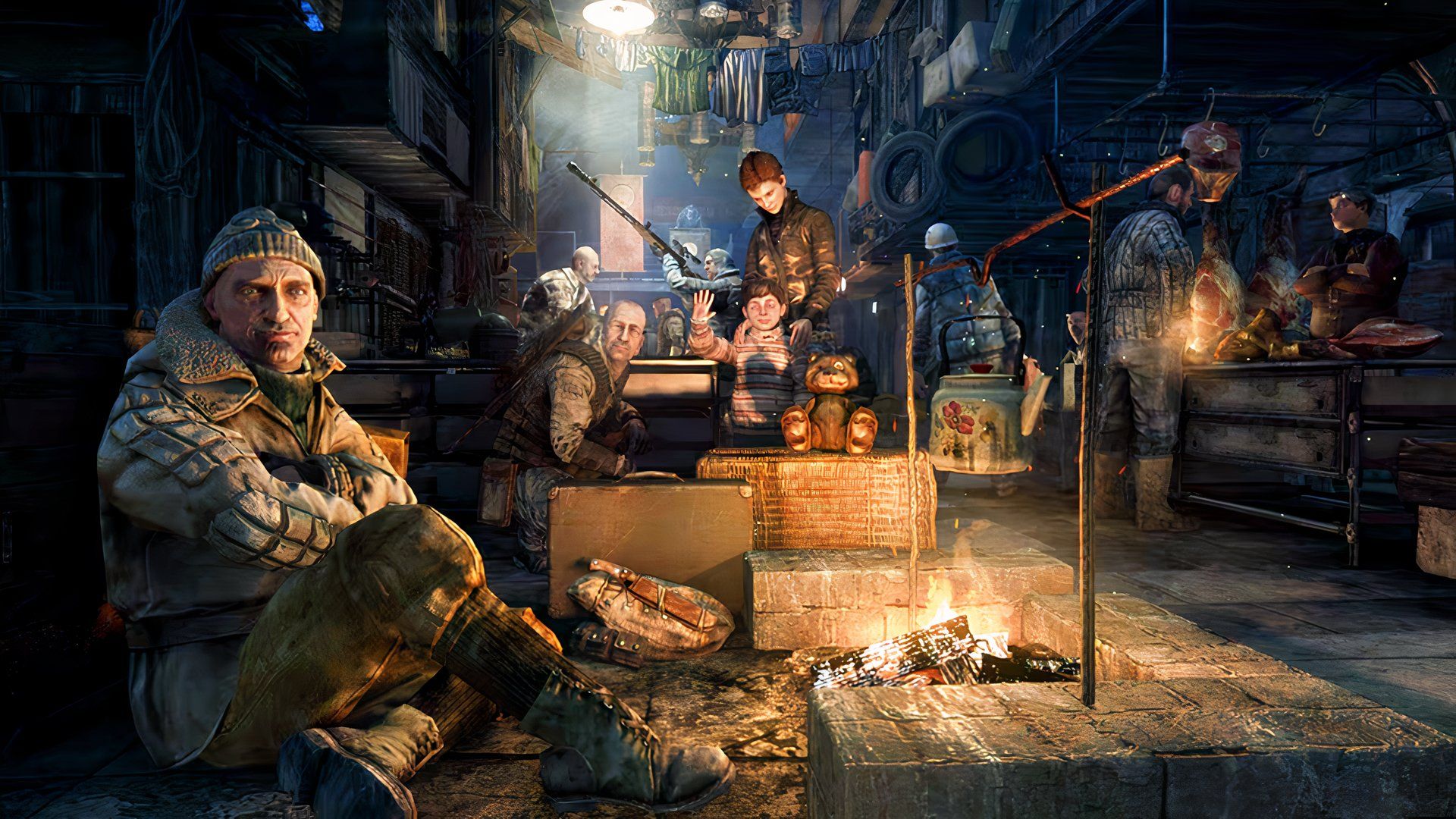 people living in the bunkers in metro redux. 