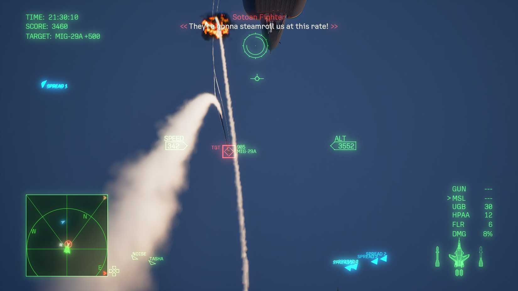 Mission 6 Attack on Drinwich Airfield eliminate enemy fighters