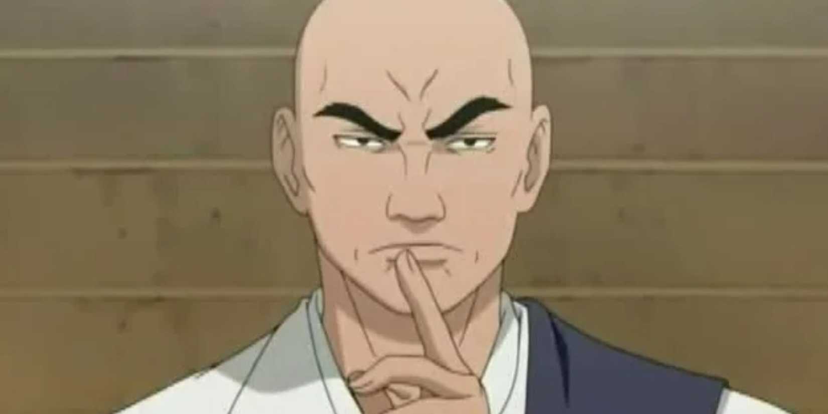 Chiriku prepares to use Welcoming Approach: Thousand-Armed Murder against Hidan and Kakuzu in Naruto: Shippuden.