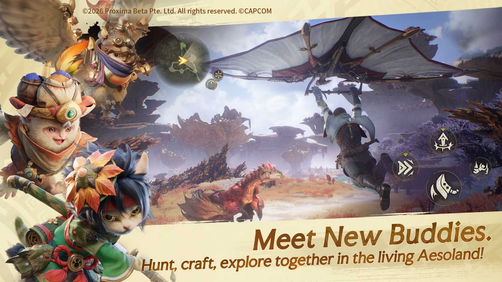 Monster Hunter Outlanders characters