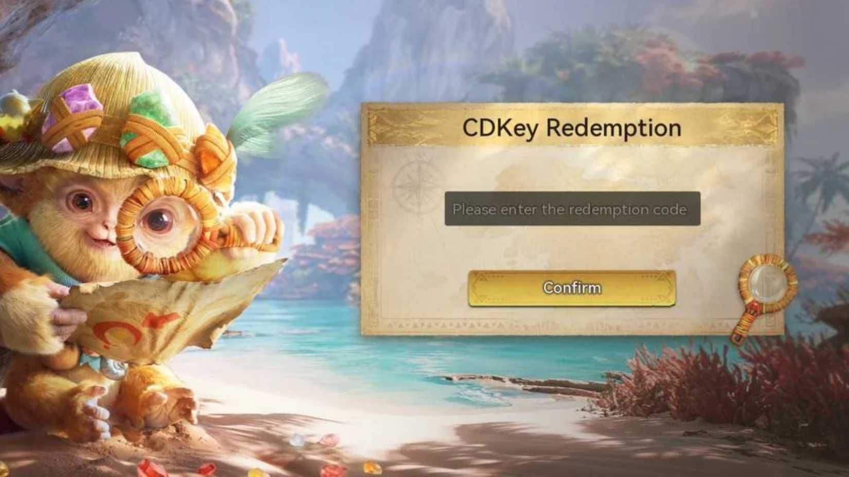 Monster Hunter Outlanders the codes tab