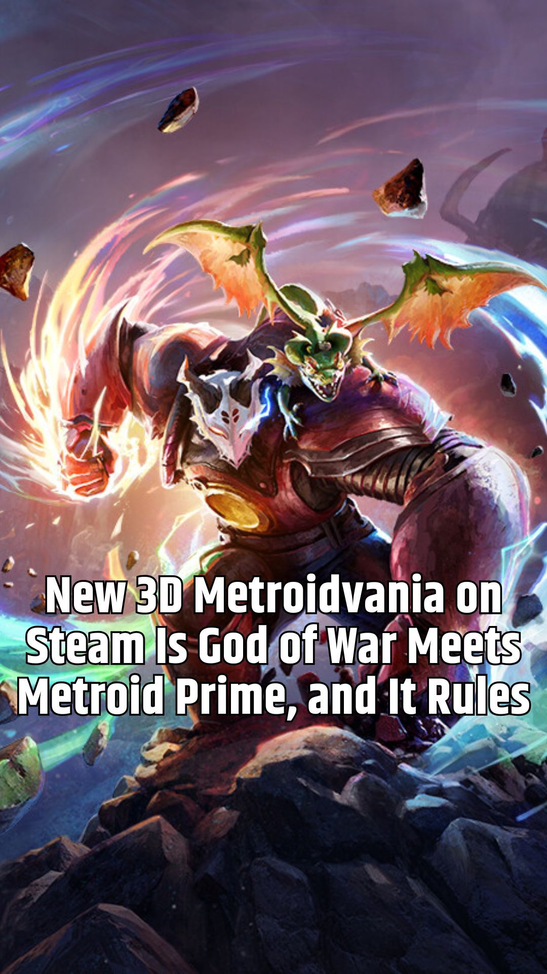 New 3D Metroidvania on Steam Is God of War Meets Metroid Prime, and It Rules