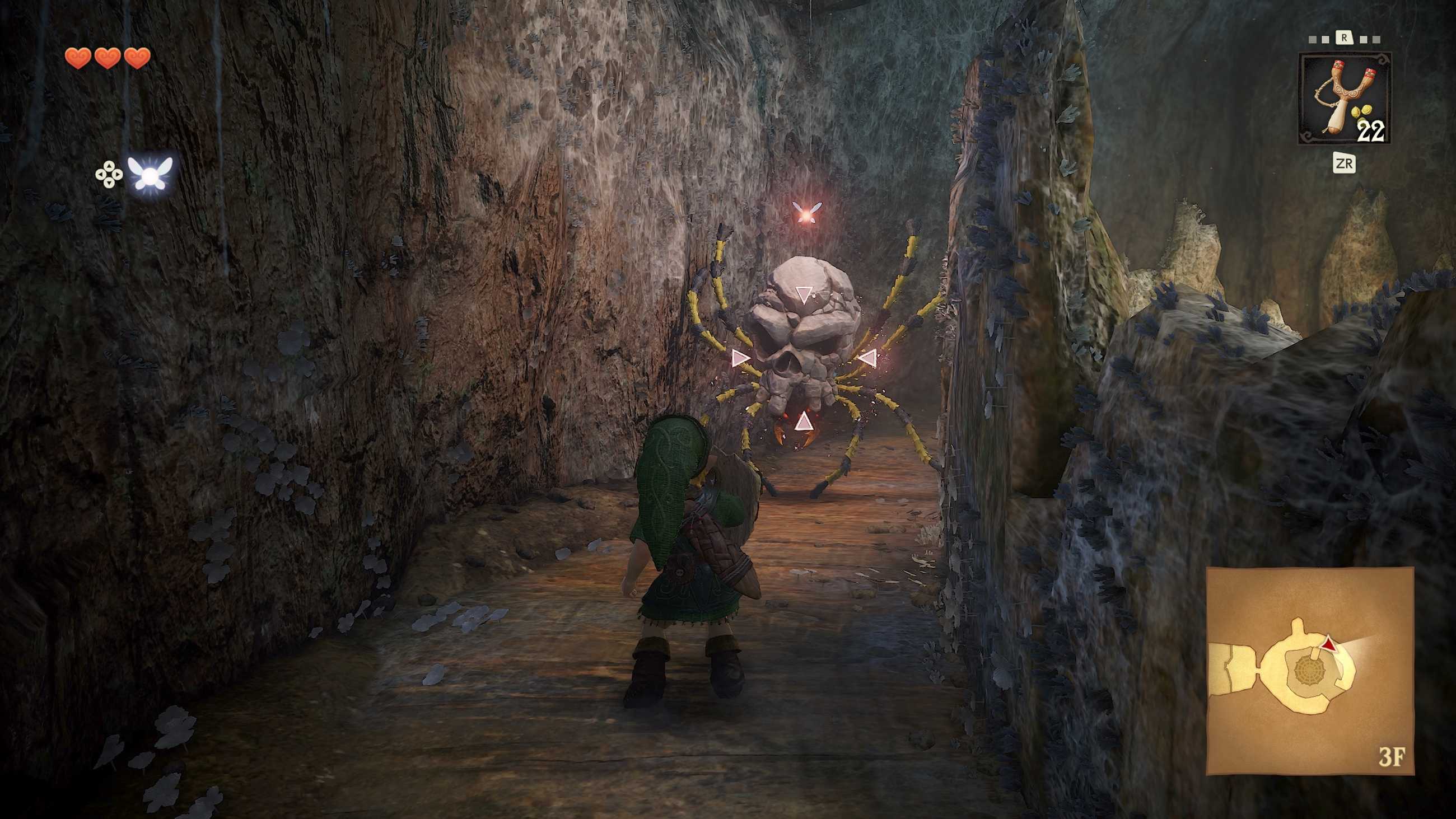 ocarina of time remake - fighting skulltula