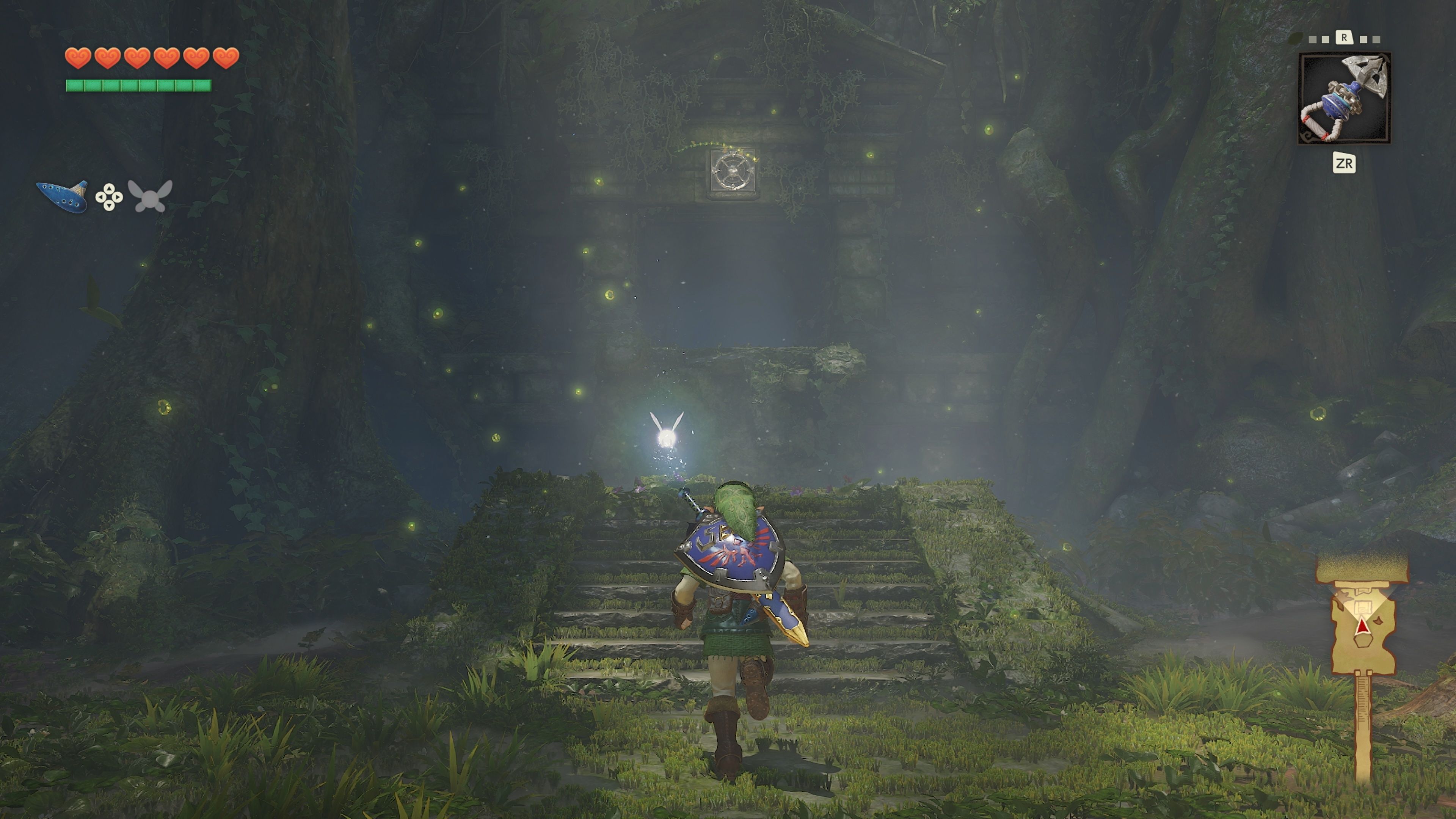 ocarina of time remake - hookshot point