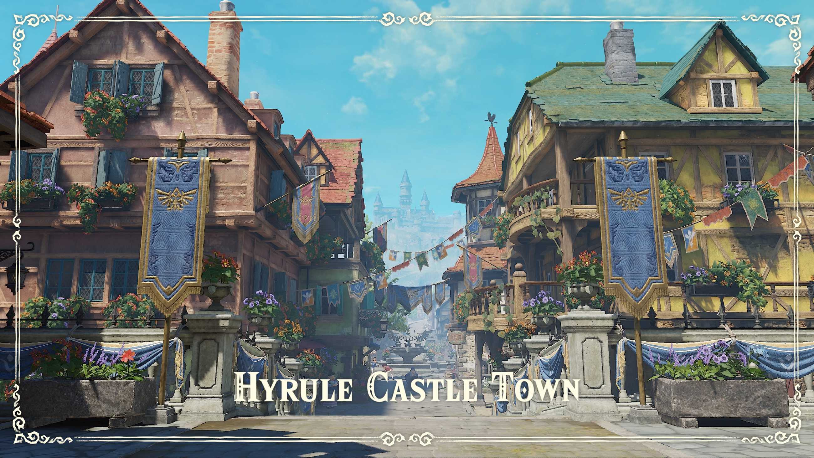 ocarina of time remake - hyrule castle town