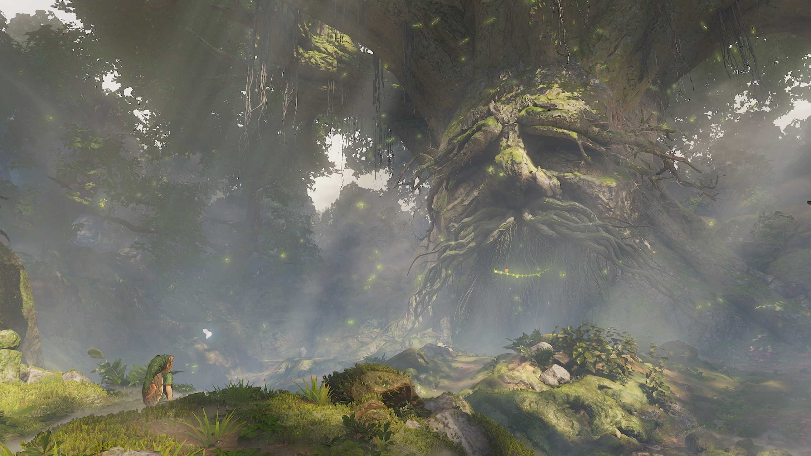 ocarina of time remake - link and deku tree