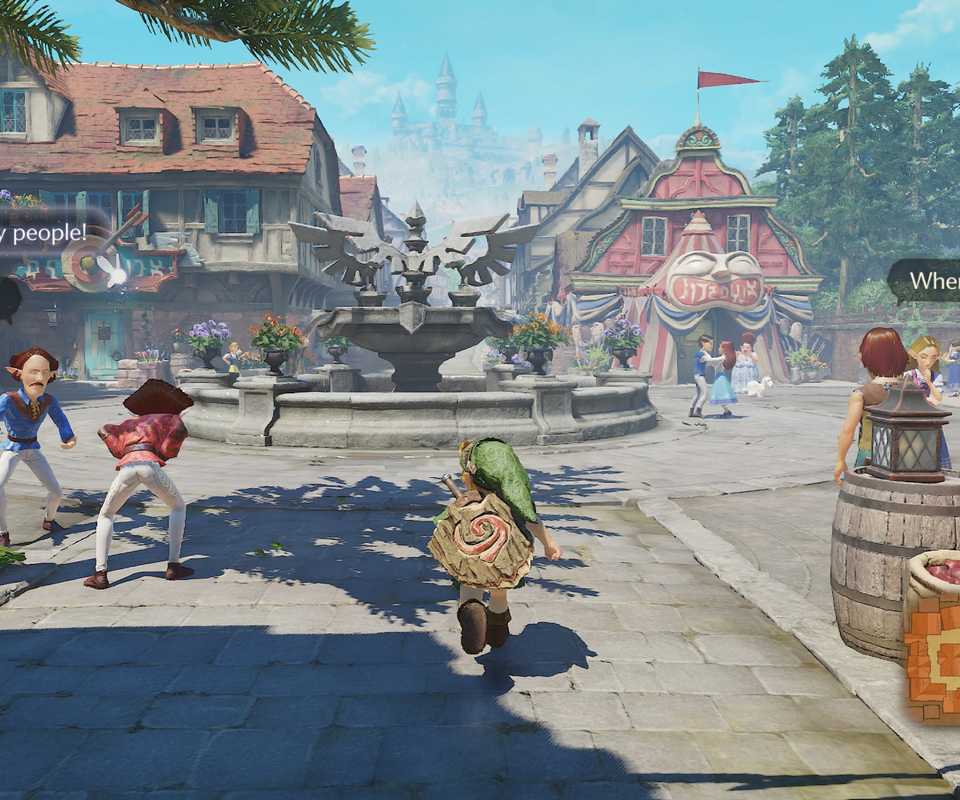 ocarina of time remake - link in castle town