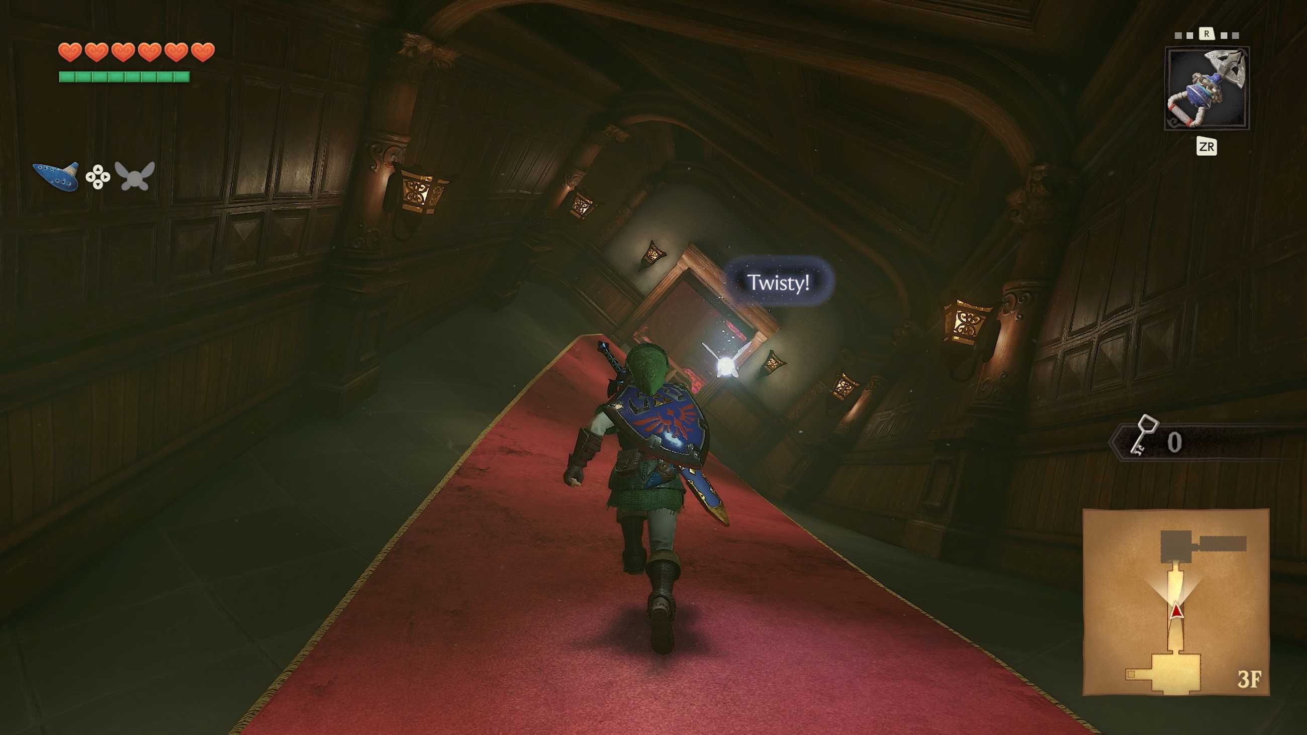 ocarina of time remake - twisting hallway in forest temple