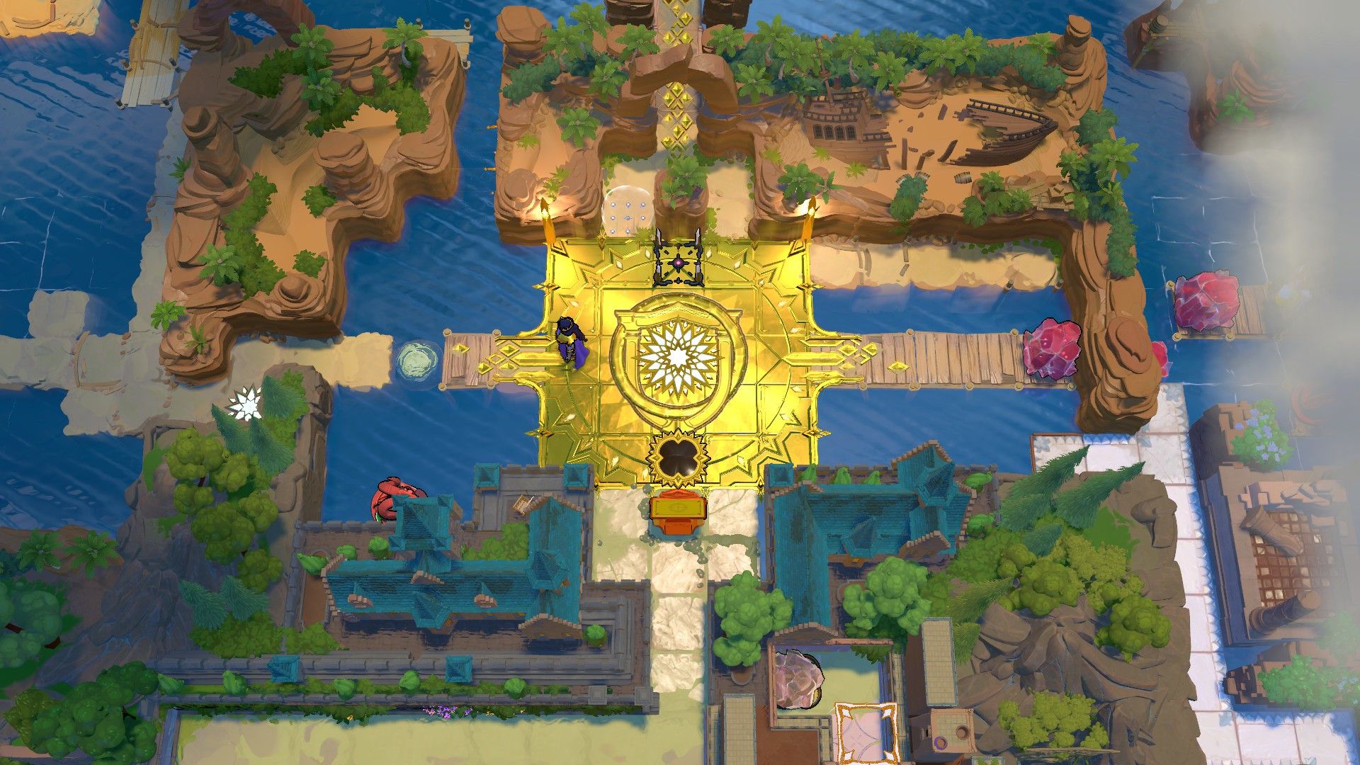 The HxS gold room in Order of the Sinking Star.