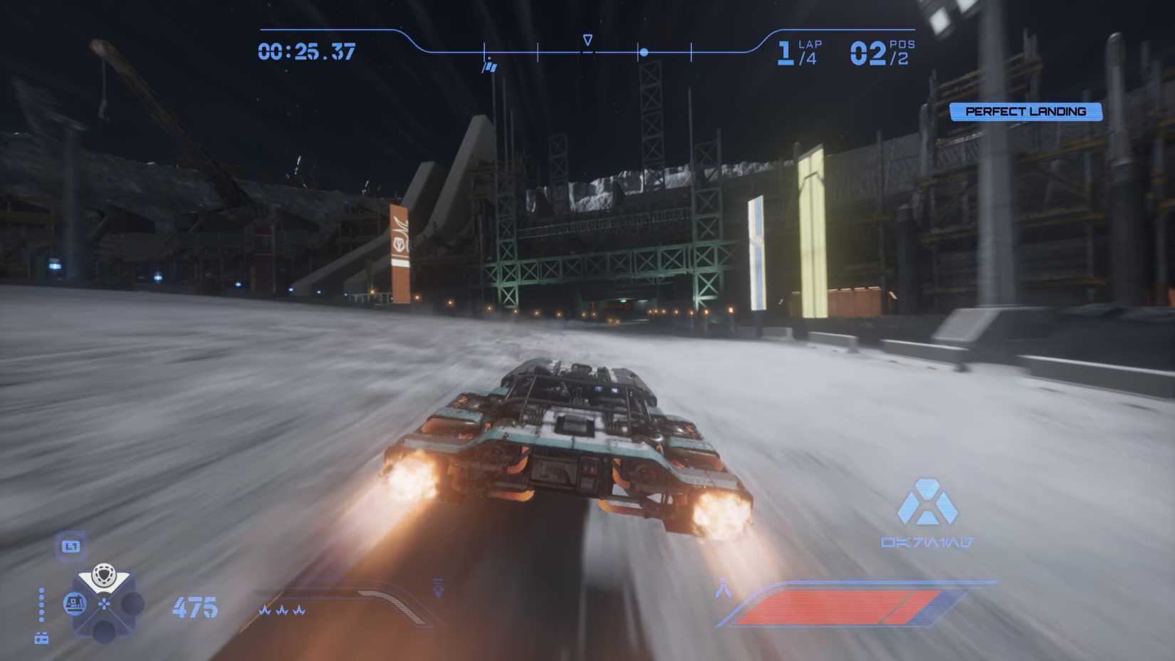 perfect landing in star wars galactic racer