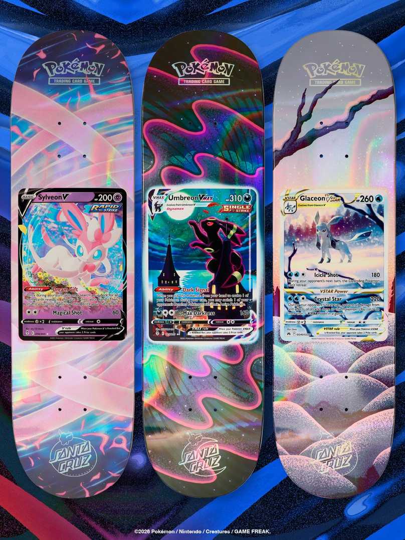 Pokemon TCG Decks featuring Glaceon, Umbreon, and more