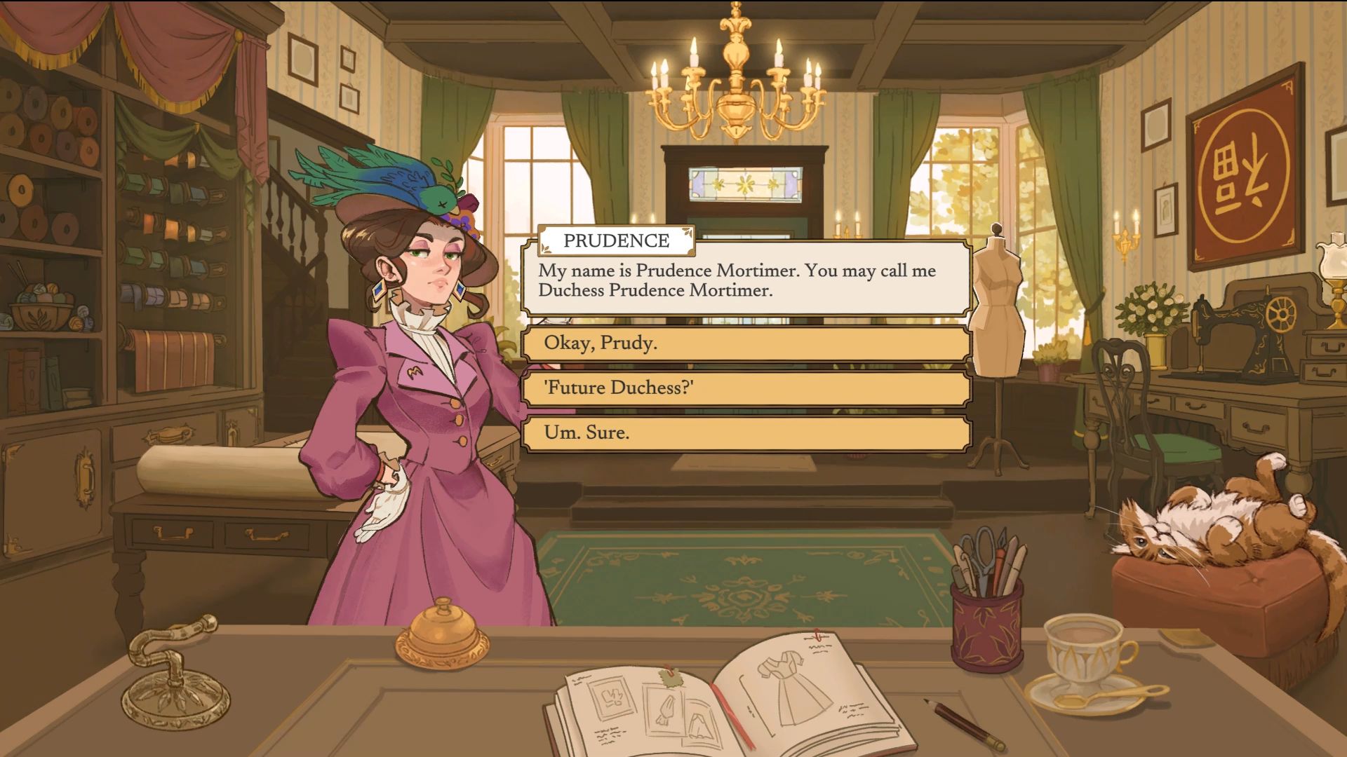 Prudence's Commission Guide in Dressmaker