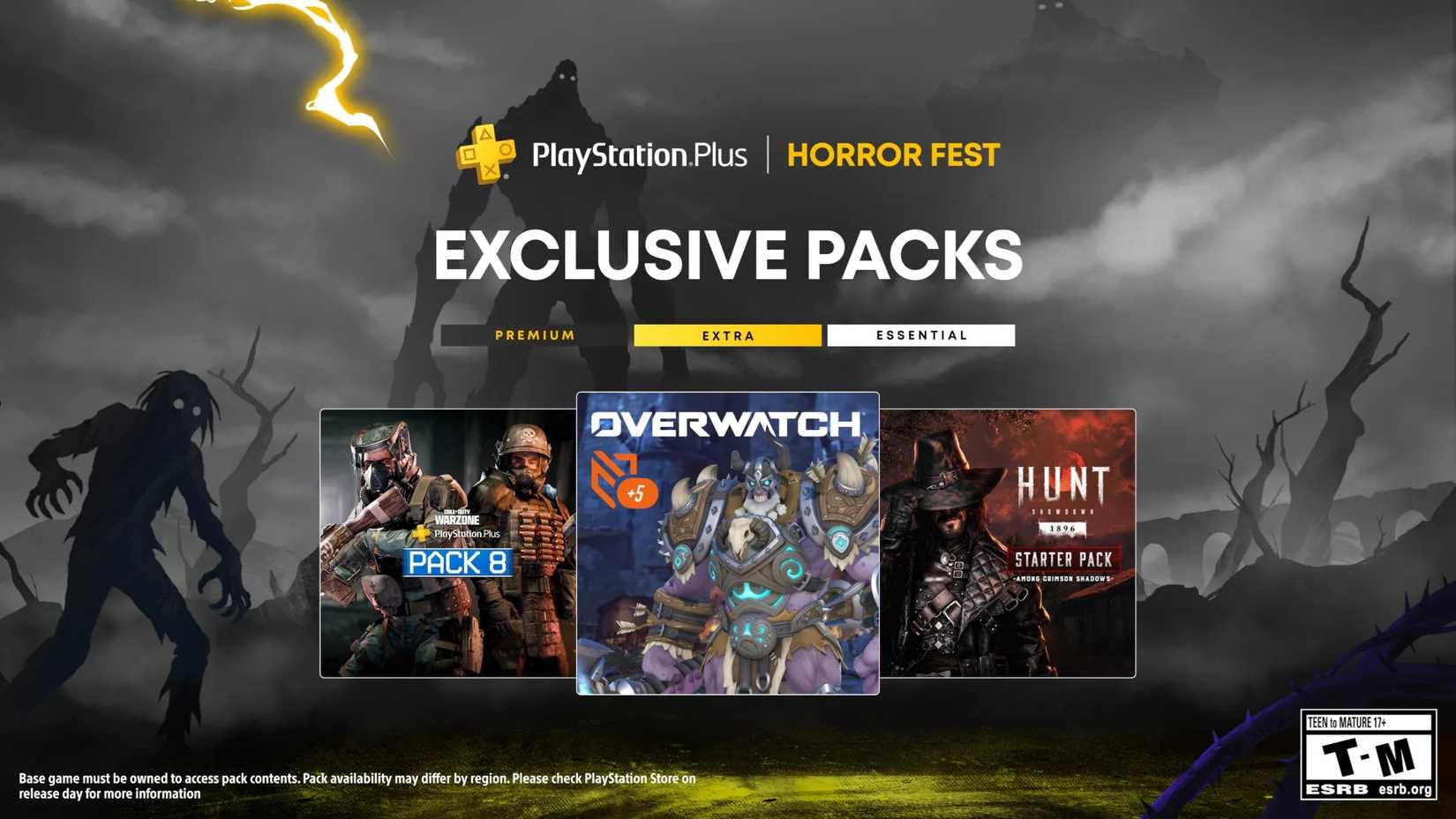 ps plus horror fest exclusive packs