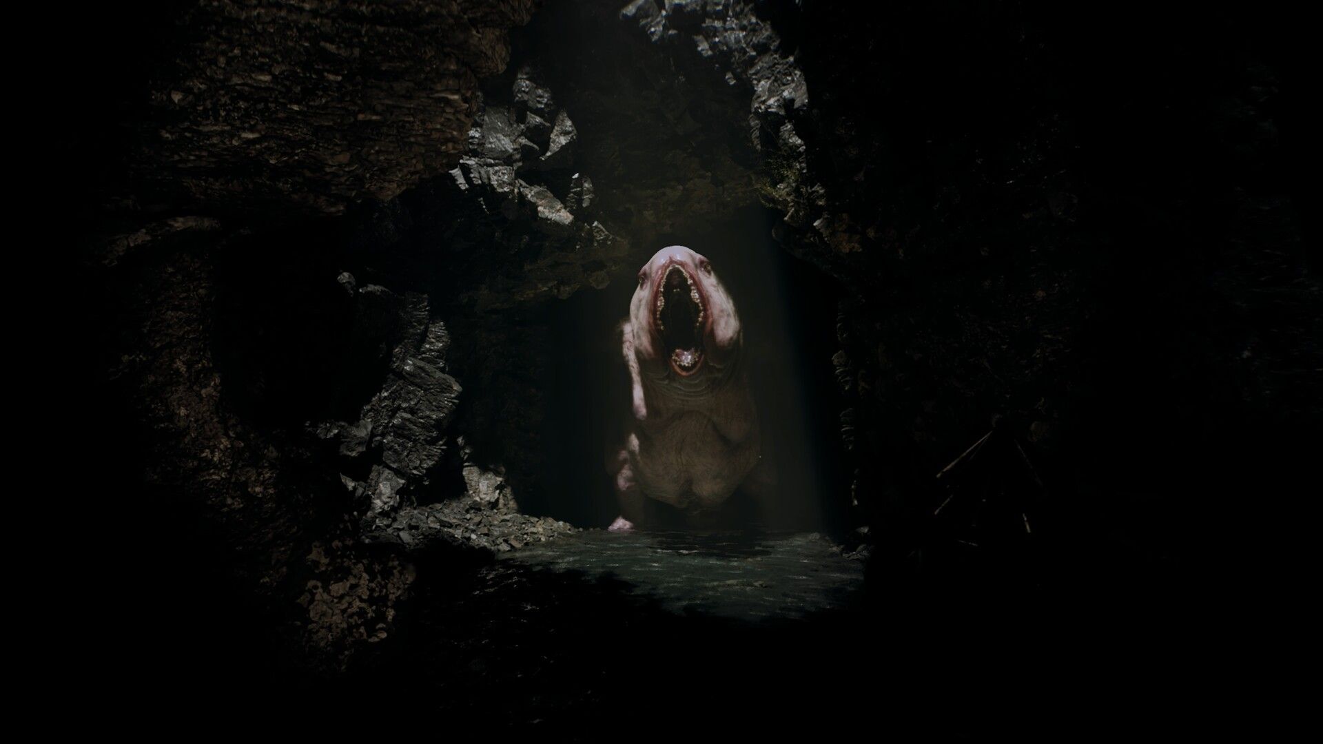 ritual tides running into an enemy in a cave