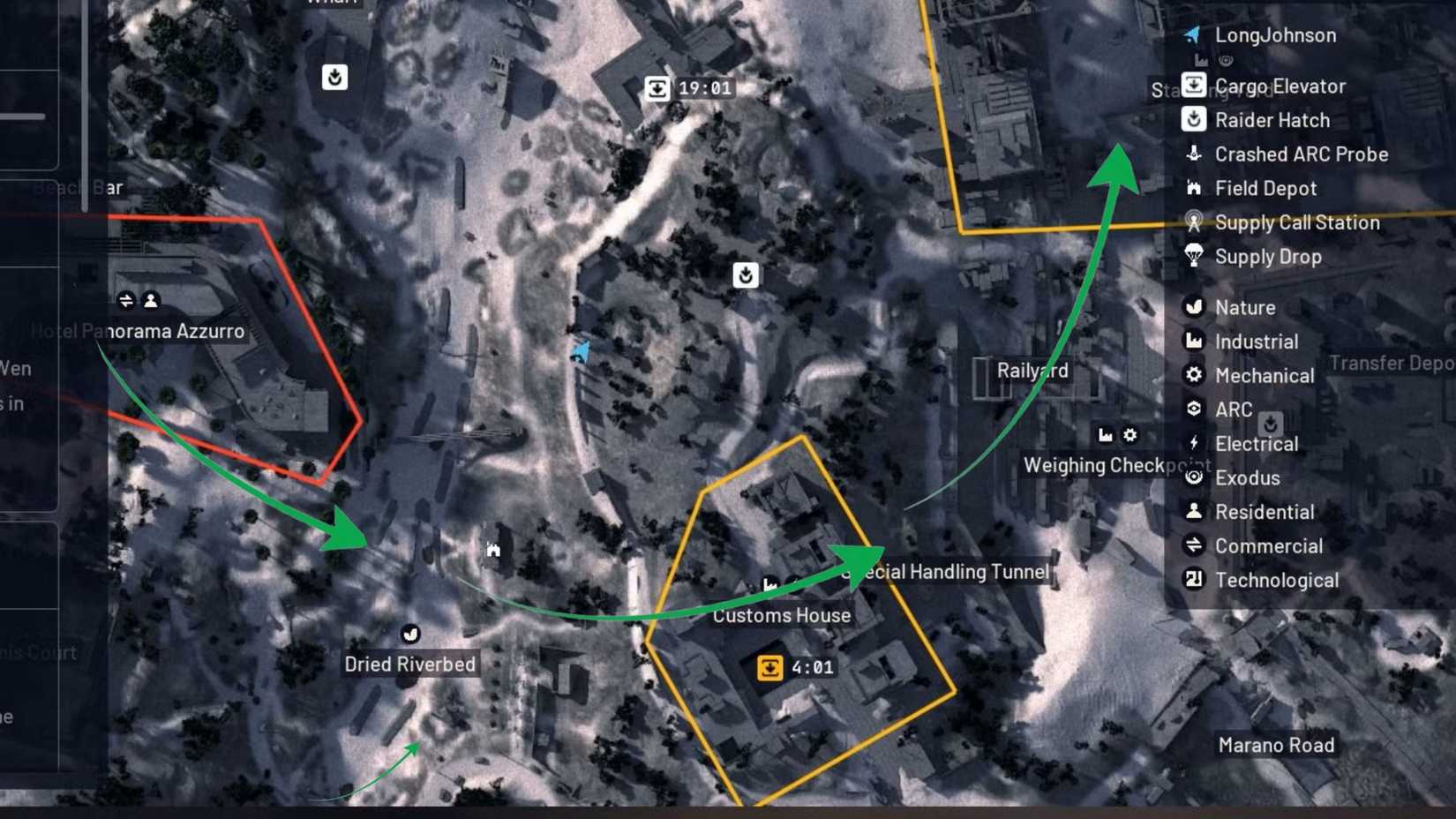 Riven Tides Stencil Parts farming Route ARC Raiders