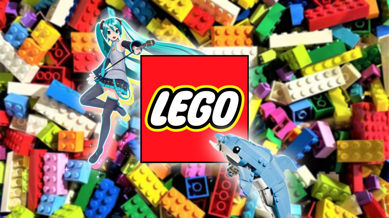 LEGO 3-in-1 Beautiful Dolphins Set Transformed Into Hatsune Miku Without Extra Pieces LEGO 3-in-1 Beautiful Dolphins Set Transformed Into Hatsune Miku Without Extra Pieces