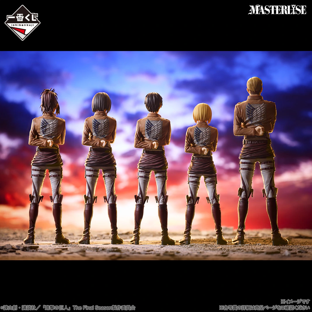 Attack on Titan’s Main Cast Inspires Bold New Figure Line
